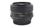 Minolta 50mm f1.4 MD