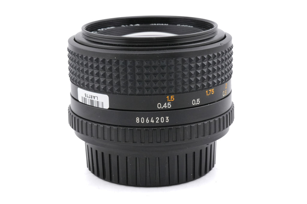 Minolta 50mm f1.4 MD
