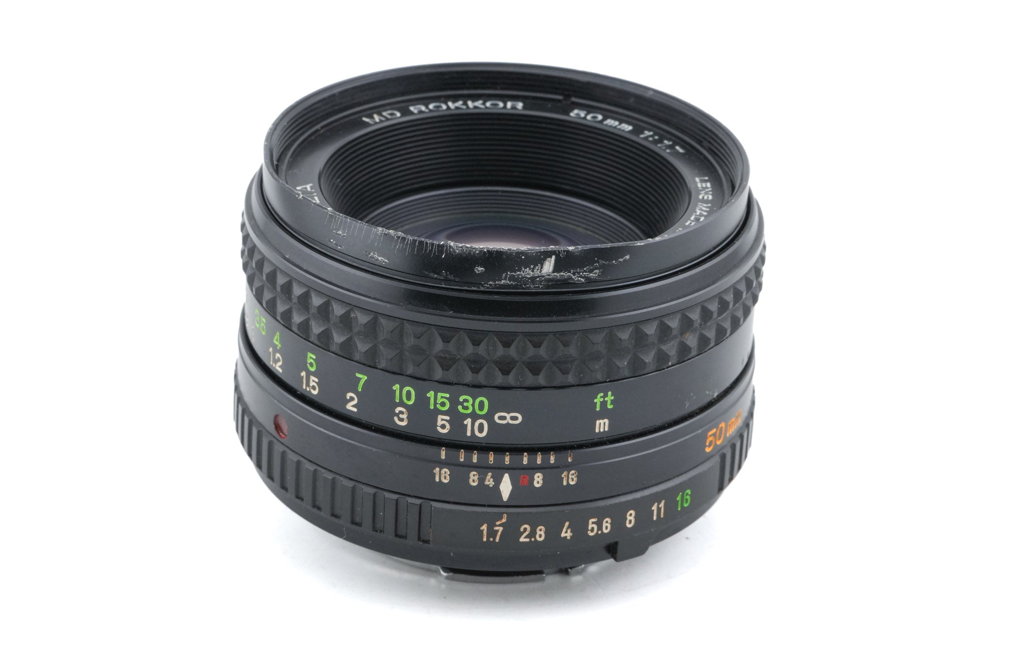 Minolta 50mm f1.7 MD Rokkor
