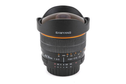 Samyang 8mm f3.5 Fish-Eye CS AE
