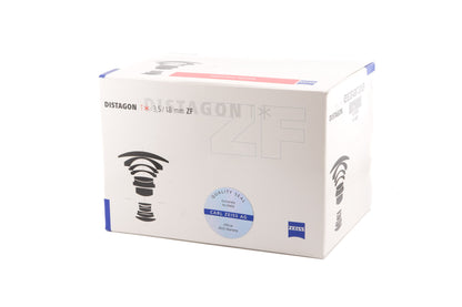 Carl Zeiss 18mm f3.5 Distagon T* ZF (Industrial)