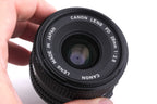 Canon 28mm f2.8 FDn