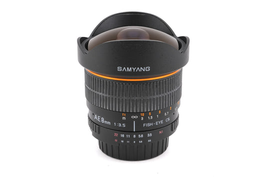 Samyang 8mm f3.5 Fish-Eye CS AE - Lens