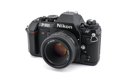 Nikon F-501 + 50mm f1.8 AF Nikkor D