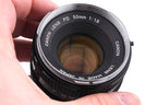 Canon 50mm f1.8 (Chrome Nose)