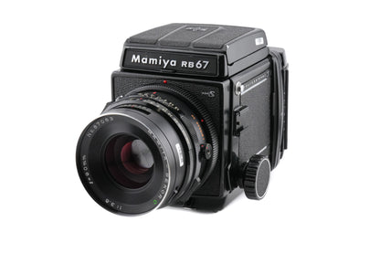 Mamiya RB67 Pro-S + Waist Level Finder + 120 6x7 Pro-S Roll Film Holder + 90mm f3.8 Sekor C