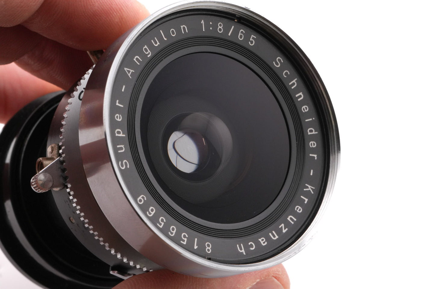 Schneider-Kreuznach 65mm f8 Super-Angulon (Shutter)