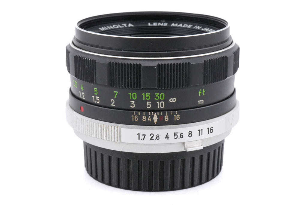 Minolta 55mm f1.7 MC Rokkor-PF