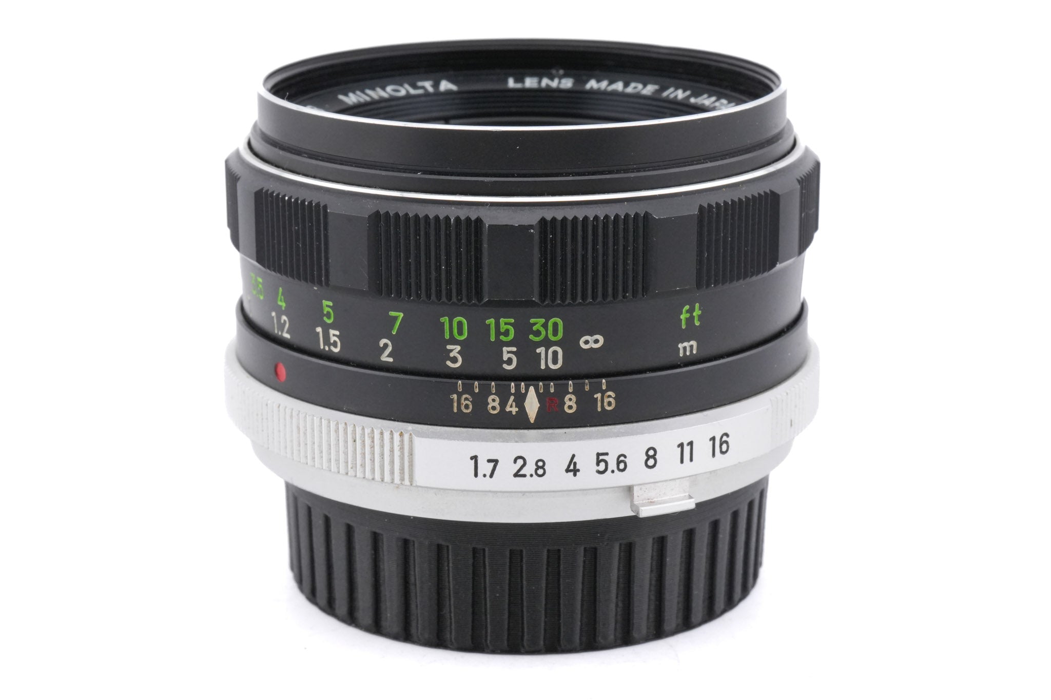Minolta 55mm f1.7 MC Rokkor-PF