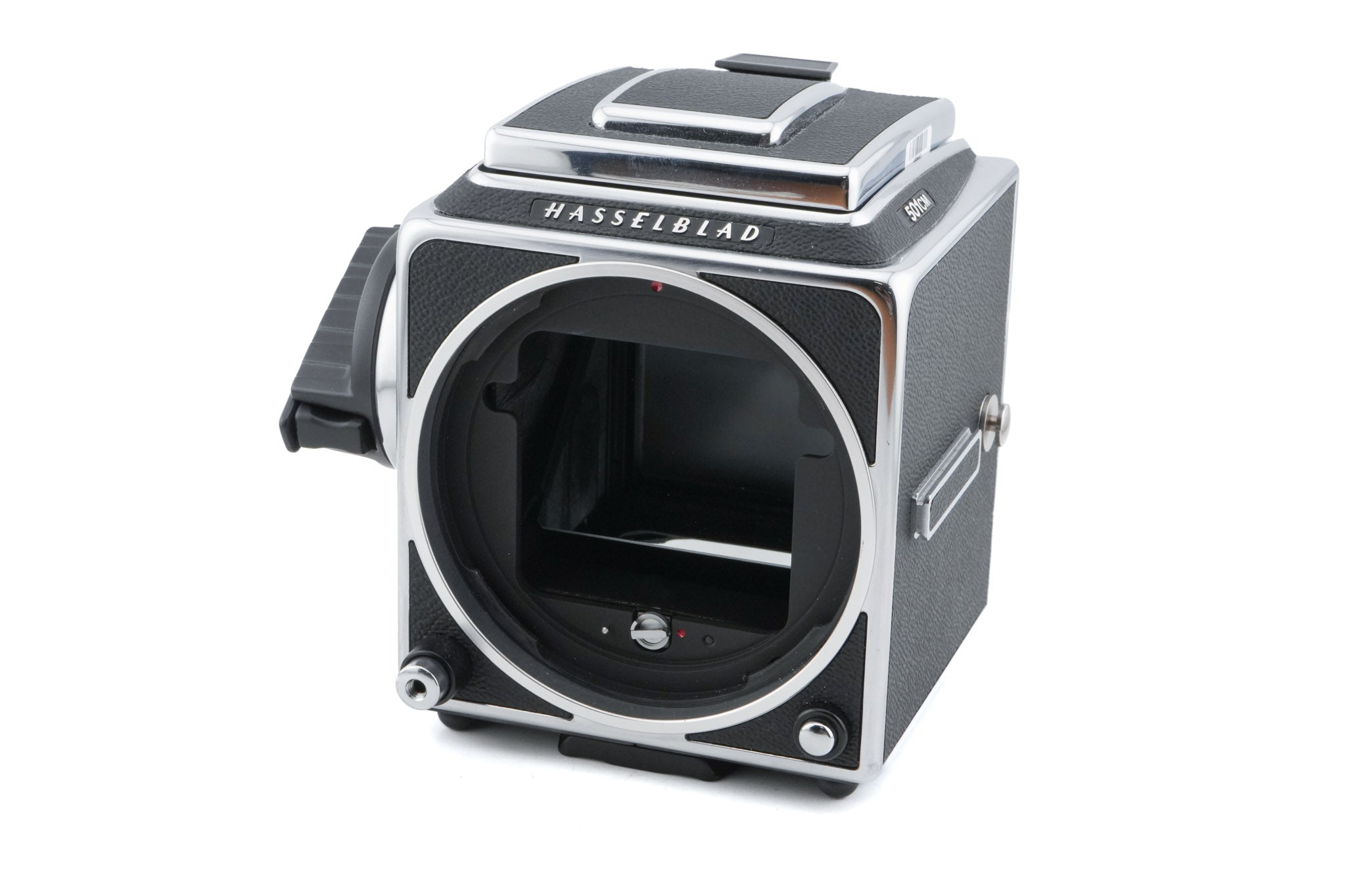 Hasselblad 501CM (Silver, 10238) + Waist Level Finder (New / Chrome, 42315)