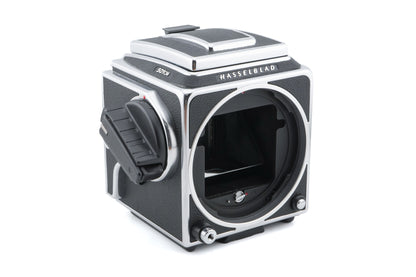 Hasselblad 501CM (Silver, 10238) + Waist Level Finder (New / Chrome, 42315)