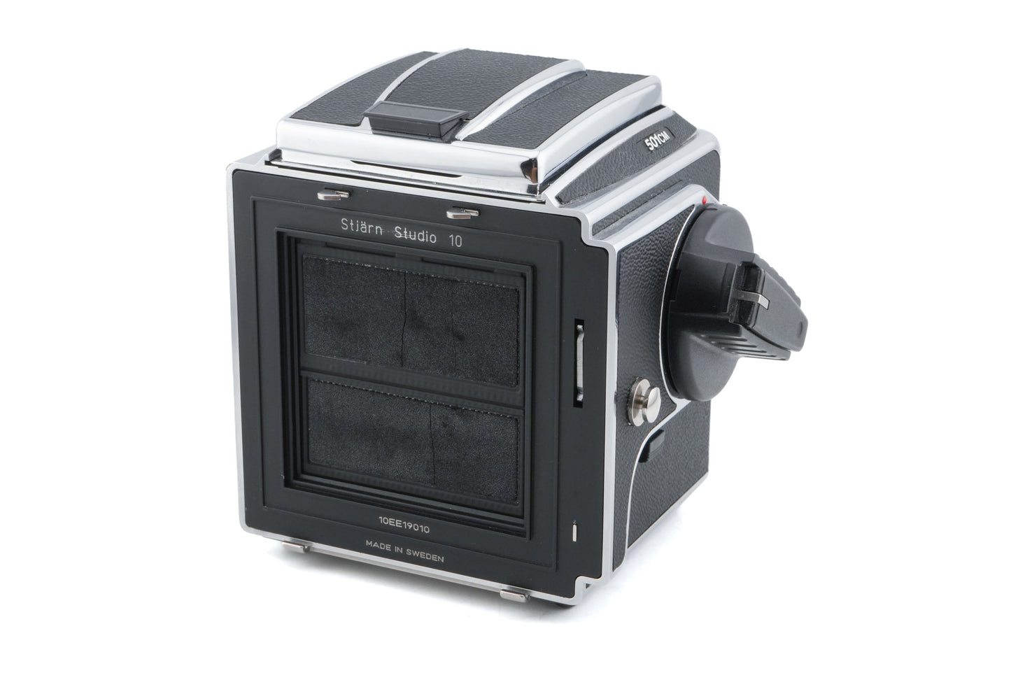 Hasselblad 501CM (Silver, 10238) + Waist Level Finder (New / Chrome, 42315)