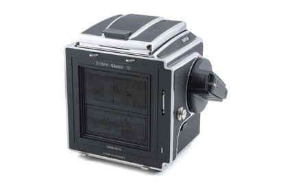 Hasselblad 501CM (Silver, 10238) + Waist Level Finder (New / Chrome, 42315)