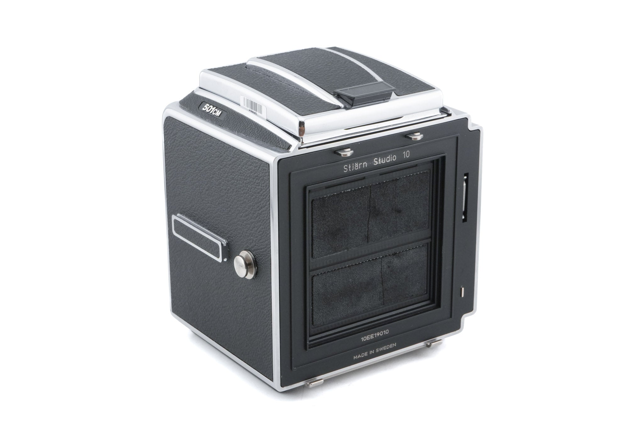 Hasselblad 501CM (Silver, 10238) + Waist Level Finder (New / Chrome, 42315)