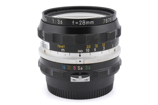 Nikon 28mm f3.5 Nikkor-H Auto Pre-AI