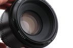 Canon 50mm f1.8 II