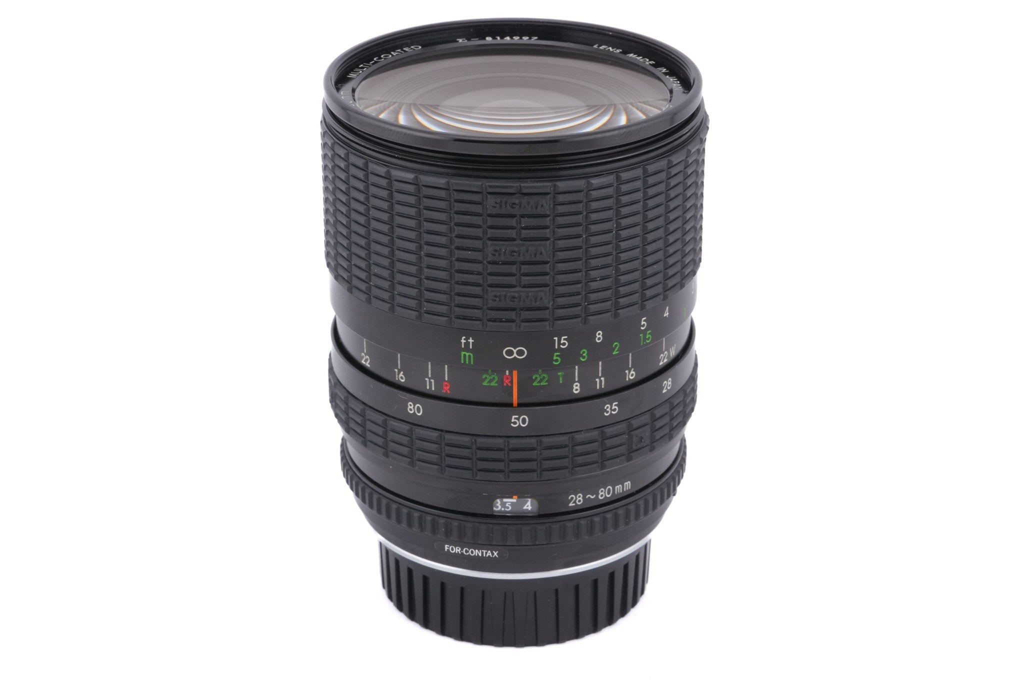 Sigma 28-80mm f3.5-4.5 Zoom-θ Multi-Coated