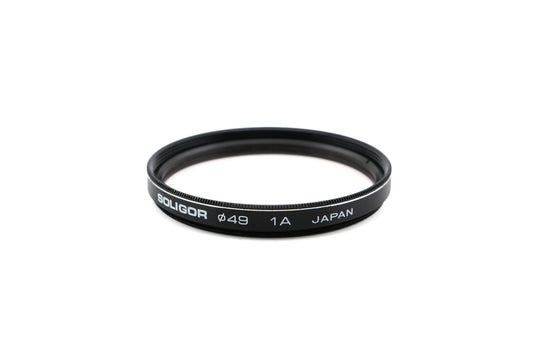 Soligor 49mm Solid Optical Glass Filter  (1A) - Accessory