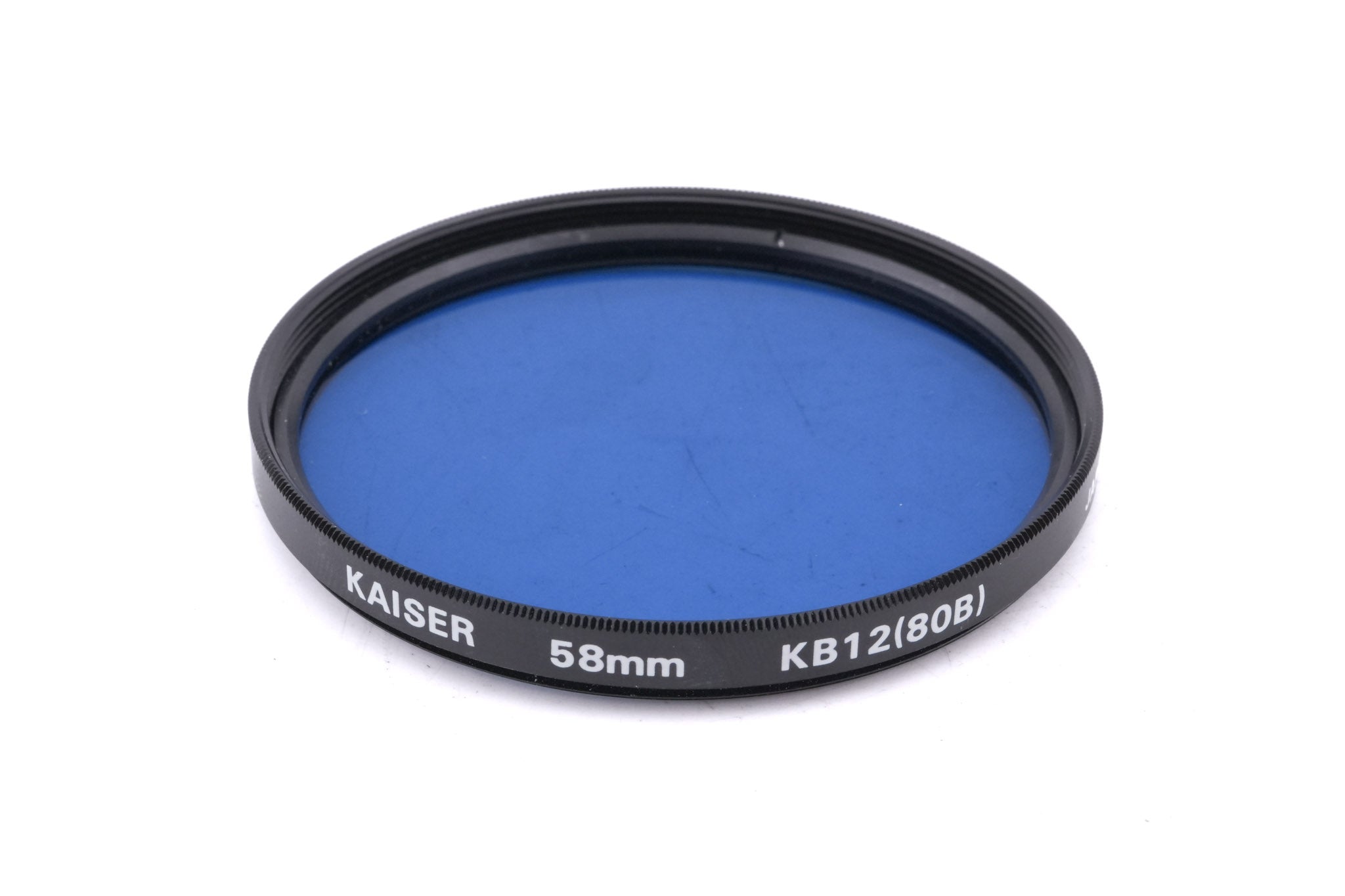 Kaiser 58mm Color Correction Filter KB12 (80B) - Accessory