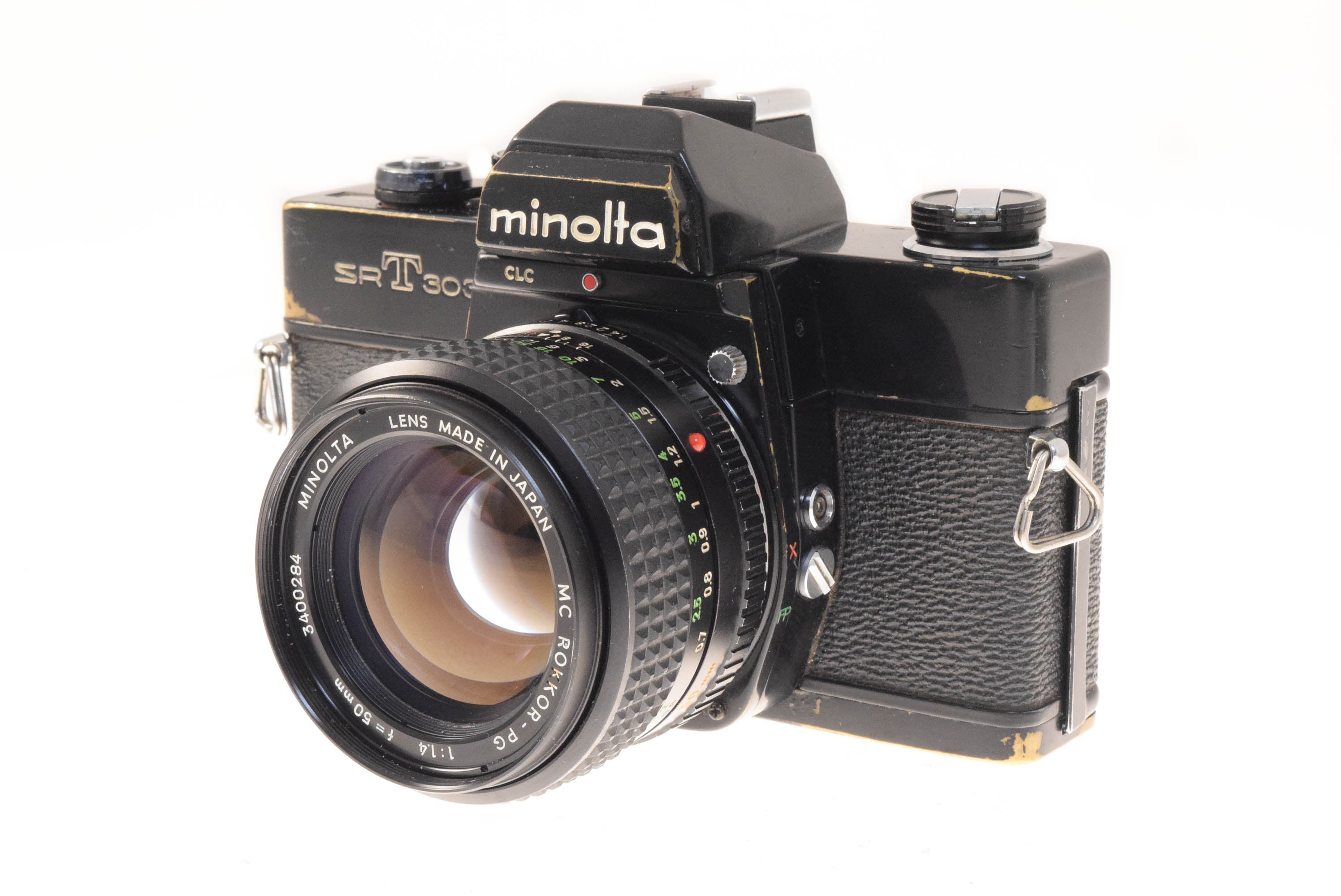 Minolta SR-T 303b + 50mm f1.4 MC Rokkor-PG – Kamerastore