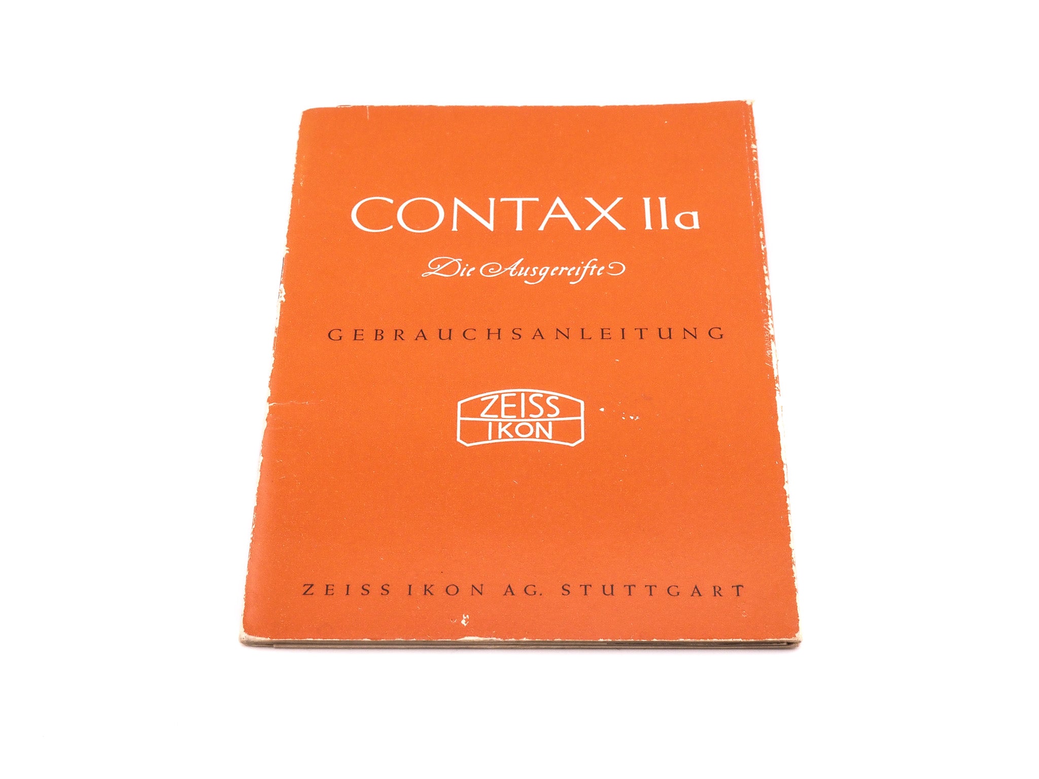 Zeiss Ikon Contax IIa Instructions – Kamerastore