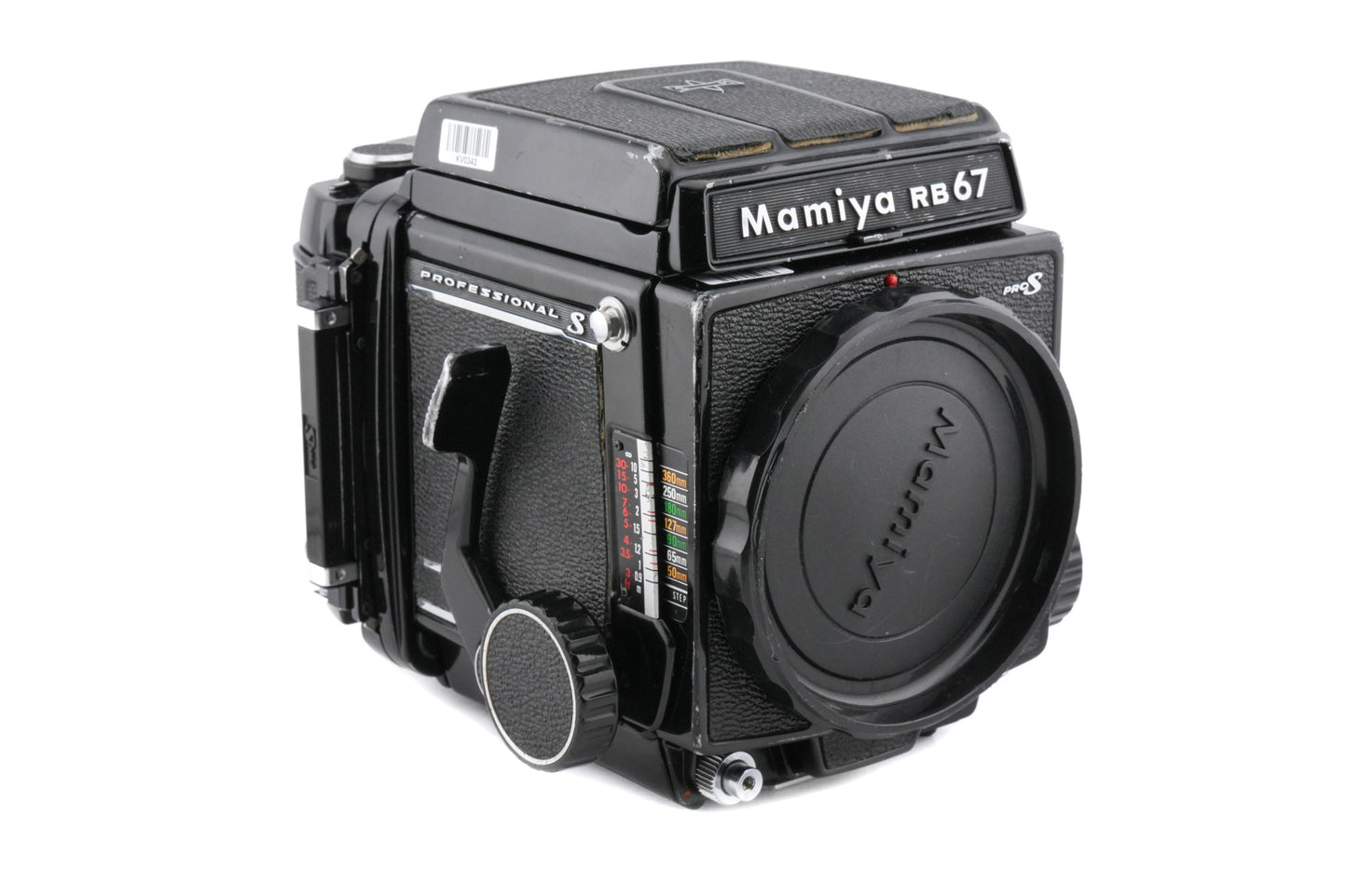 Mamiya RB67 Pro-S + Waist Level Finder + 120 6x7 Pro-S Roll Film Holder