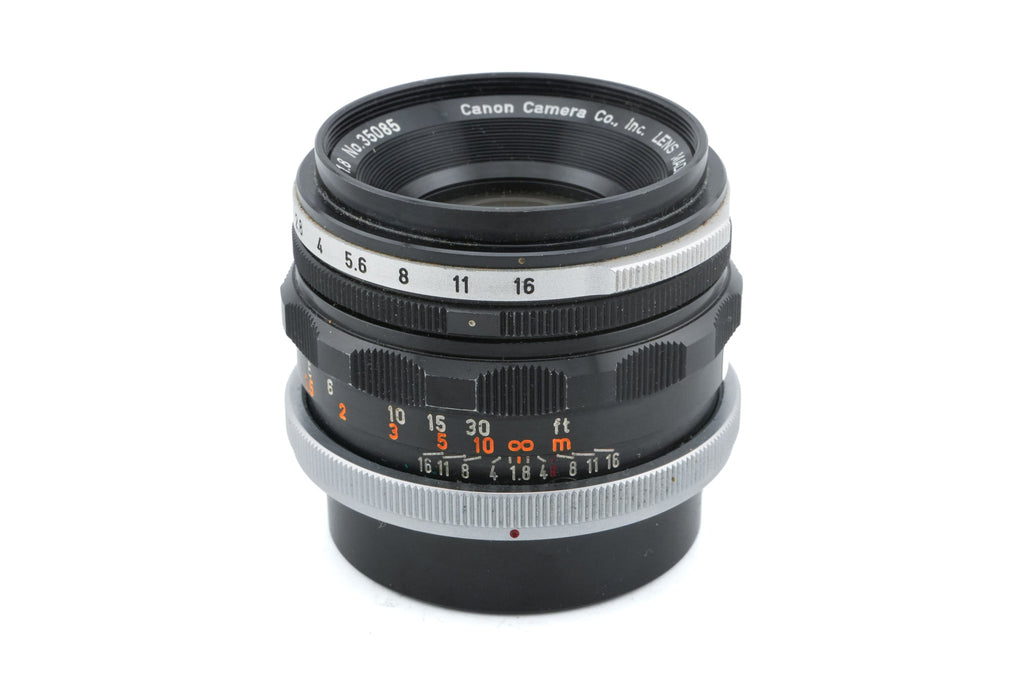 Canon 50mm f1.8 FL
