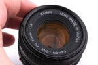 Canon 50mm f1.8 FDn