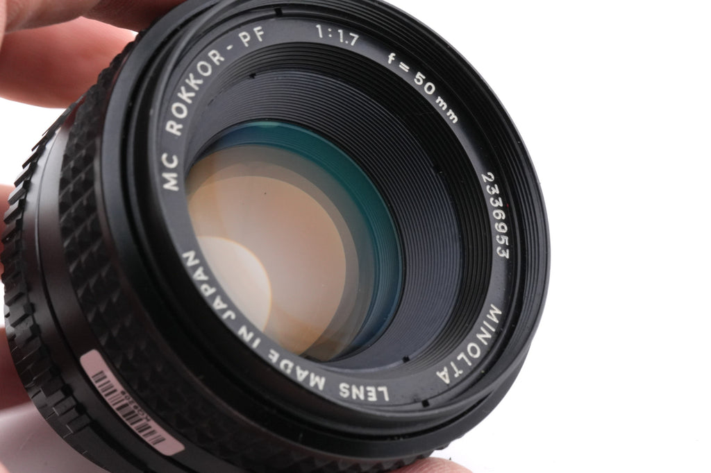 Minolta 50mm f1.7 MC Rokkor-PF