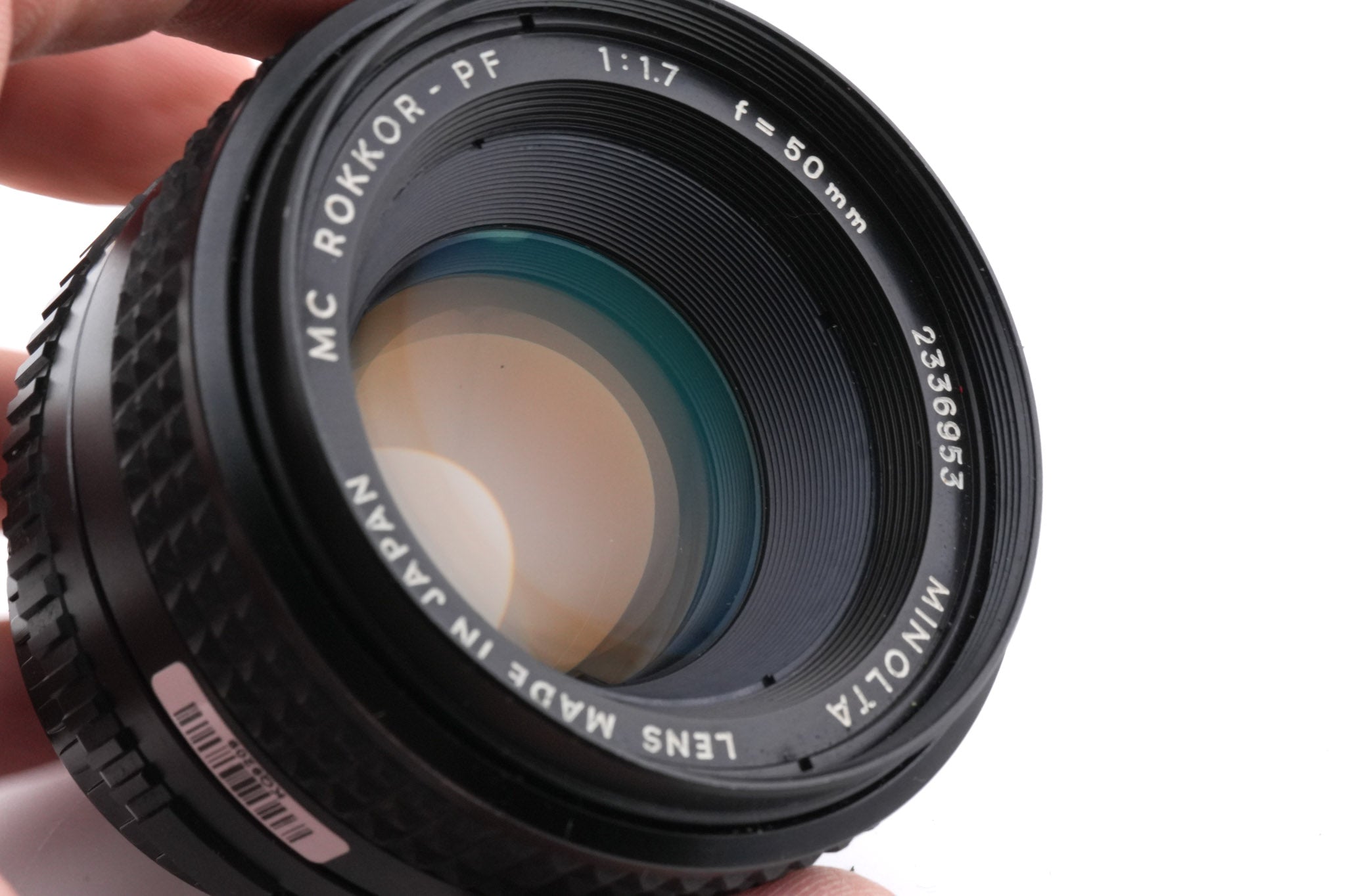 Minolta 50mm f1.7 MC Rokkor-PF