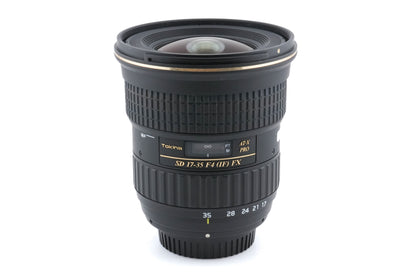 Tokina 17-35mm f4 AT-X Pro SD (IF) FX