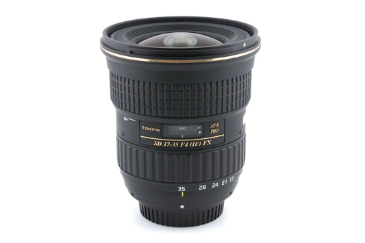 Tokina 17-35mm f4 AT-X Pro SD (IF) FX