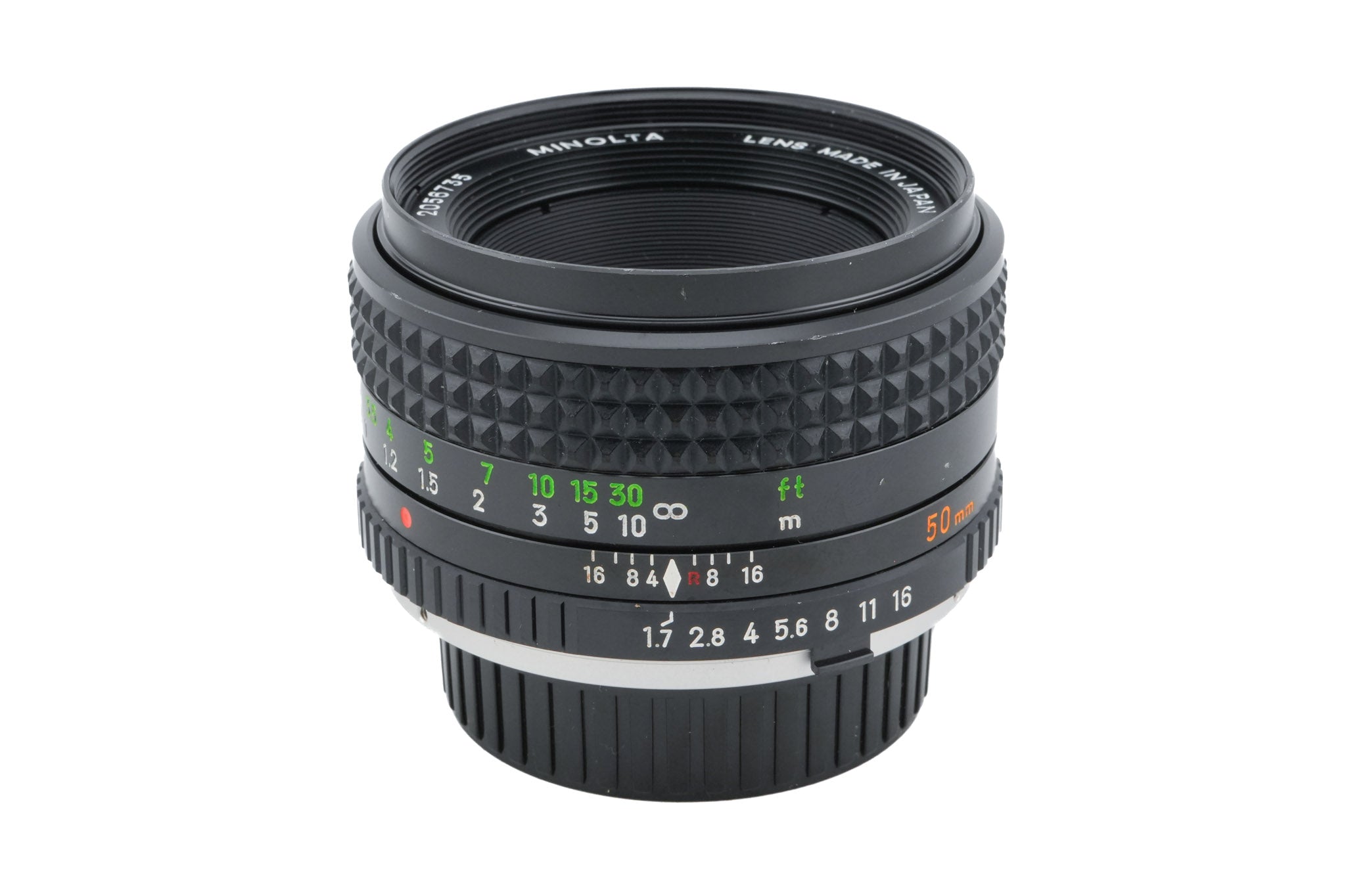 Minolta 50mm f1.7 MC Rokkor-PF