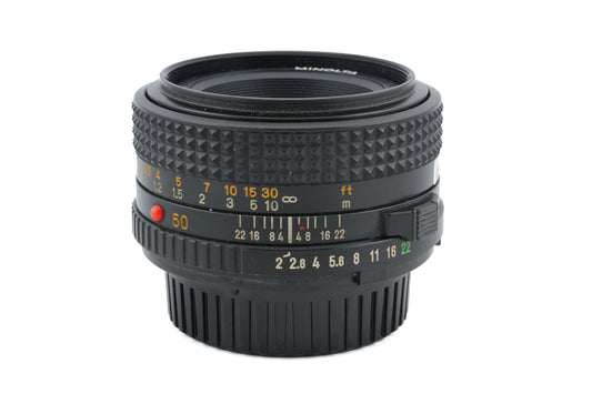 Minolta 50mm f2 MD