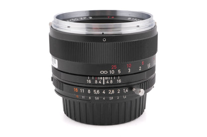 Carl Zeiss 50mm f1.4 Planar T* ZF.2 (Industrial)
