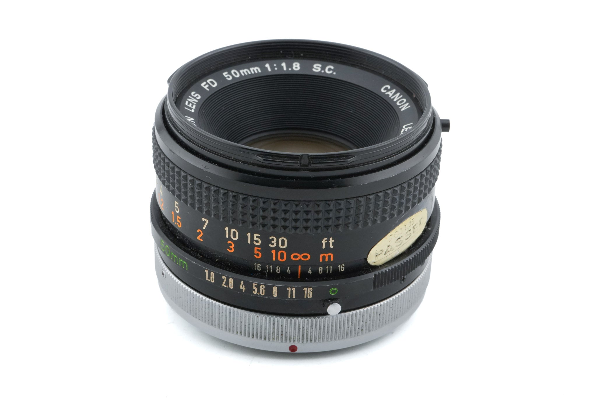 Canon 50mm f1.8 S.C.