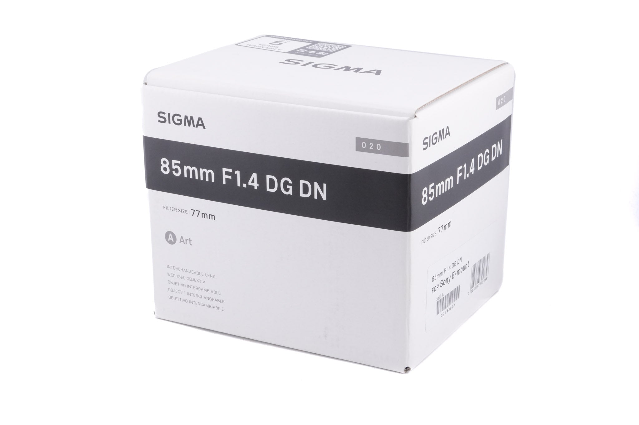 Sigma 85mm f1.4 DG DN Art (020)