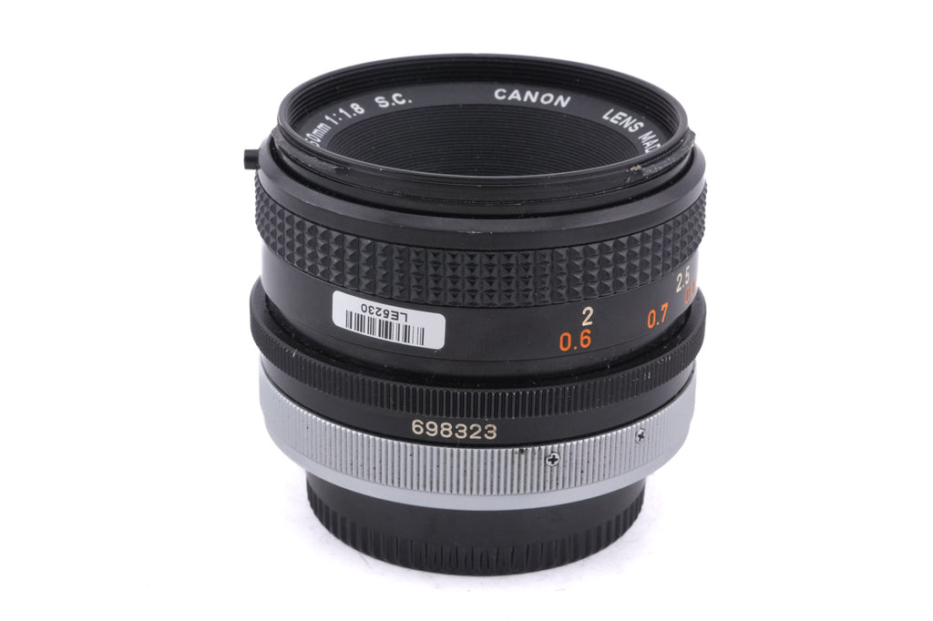 Canon 50mm f1.8 S.C.