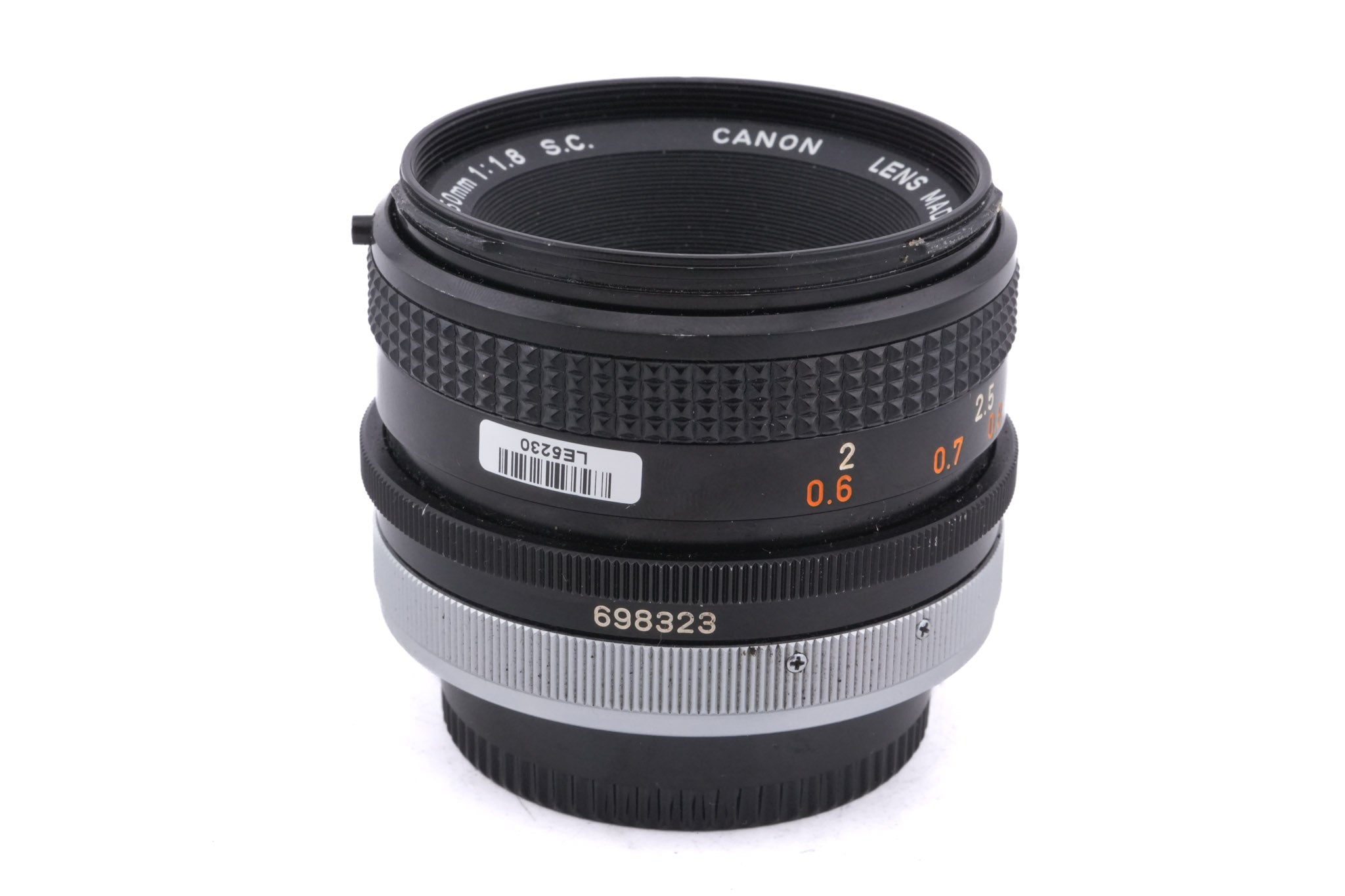 Canon 50mm f1.8 S.C.