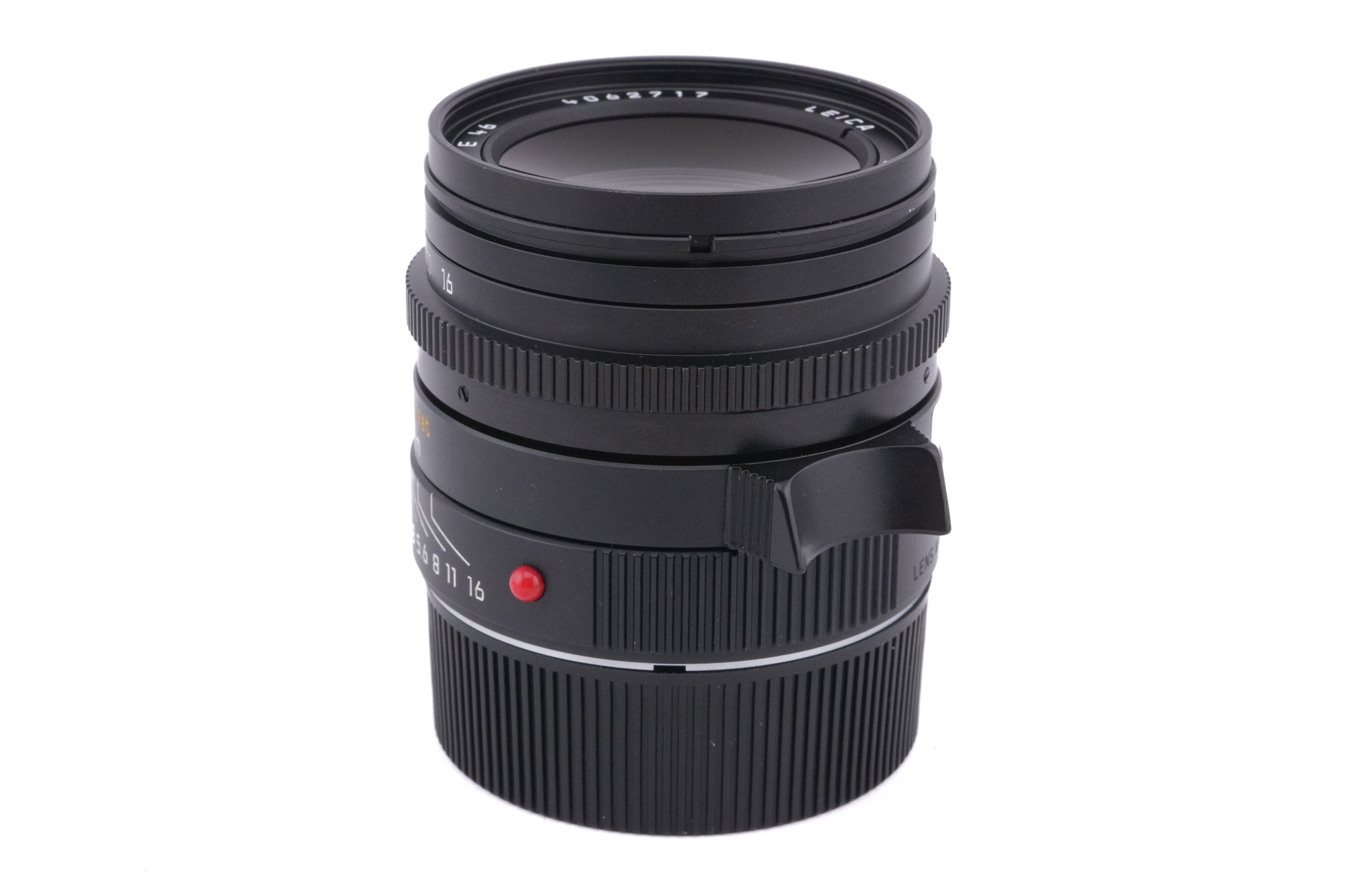 Leica 35mm f1.4 Summilux-M ASPH. (Type II) (Black, 11874) + Lens Hood (28mm f2 / 35mm f1.4) (12589)