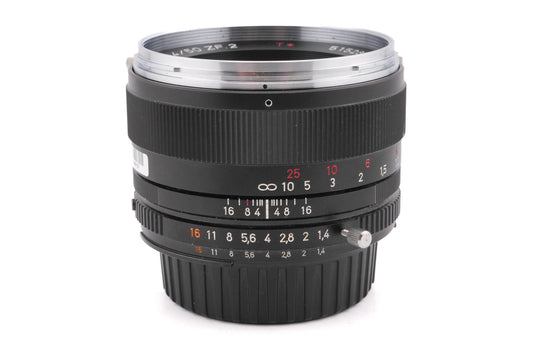 Carl Zeiss 50mm f1.4 Planar T* ZF.2 (Industrial) - Lens