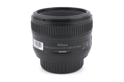 Nikon 50mm f1.8 AF-S Nikkor G