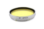 Voigtländer 47mm Yellow Push-On Filter G1 (301/47)