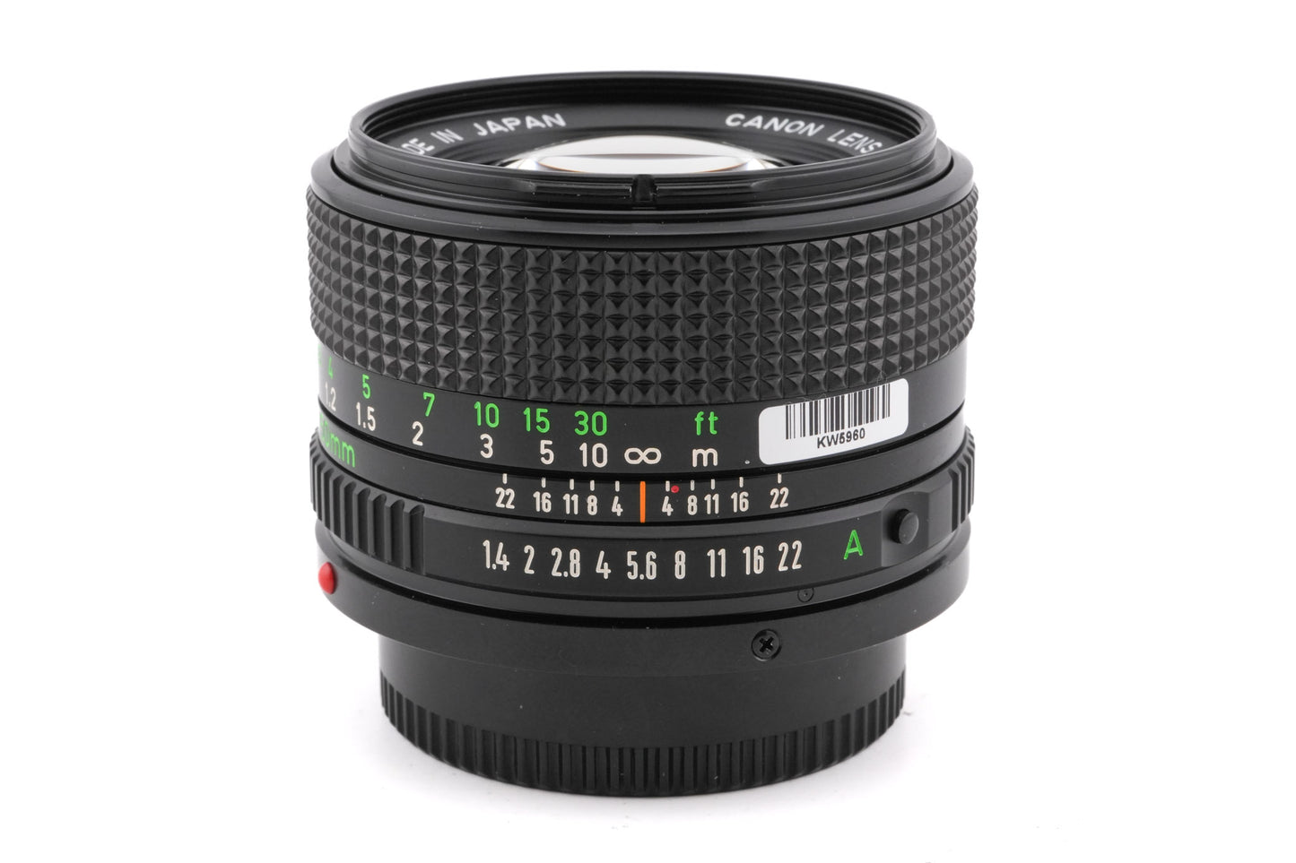 Canon 50mm f1.4 FDn