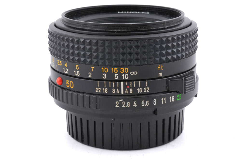 Minolta 50mm f2 MD