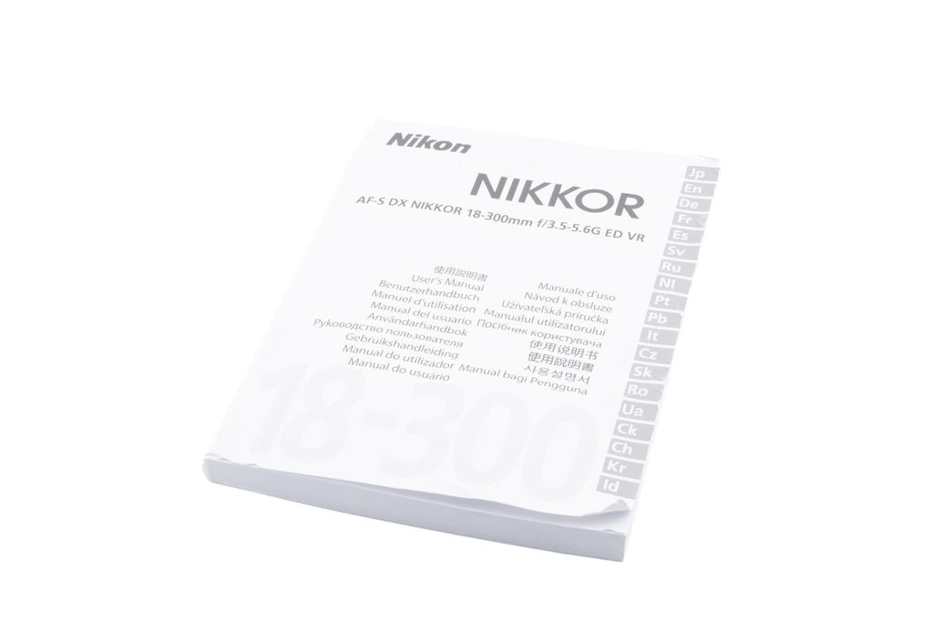 Nikon 18-300mm f3.5-5.6 AF-S Nikkor G ED VR