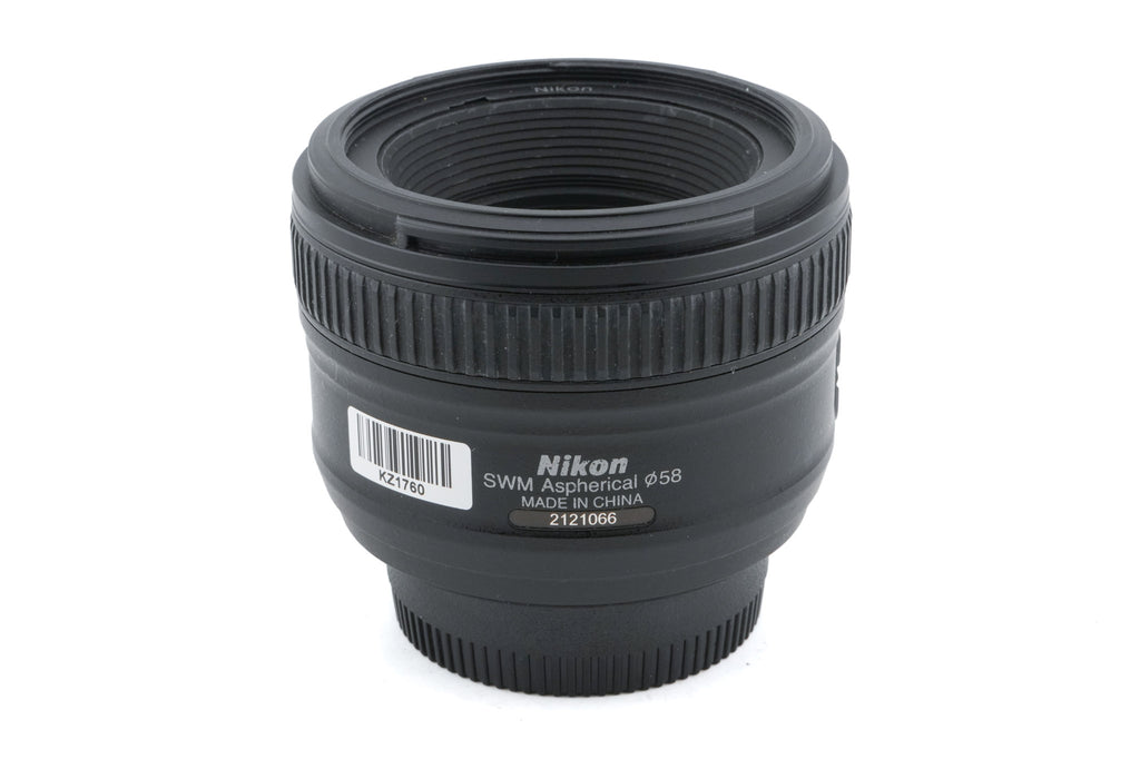 Nikon 50mm f1.8 AF-S Nikkor G