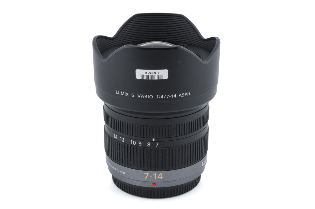 Panasonic 7-14mm f4 Lumix G Vario ASPH. (H-F007014)