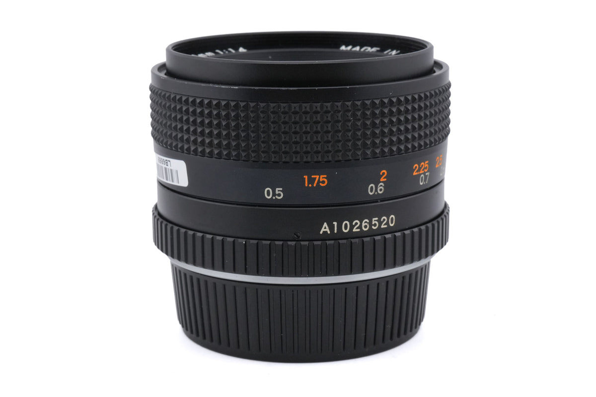 Yashica 50mm f1.4 ML