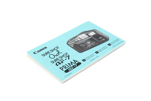 Canon SureShot Owl/AF-7 / Prima AF-7 Instructions - Accessory